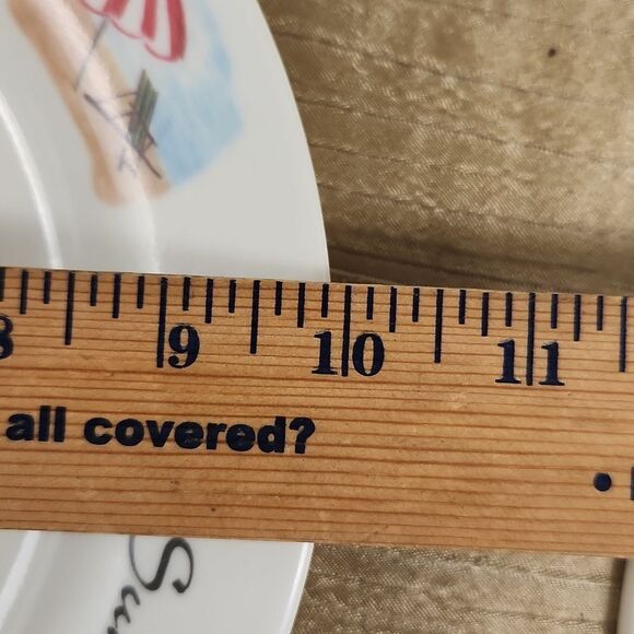 Trisa Melamine Hot Summer Plate Set of 3 10" - Picture 7 of 10